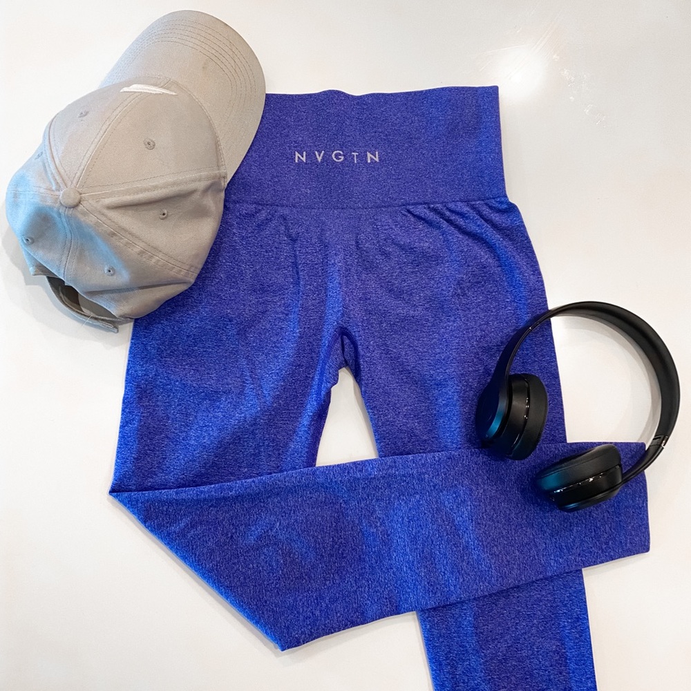 NVGTN Electric Blue Seamless Leggings